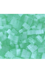 Miyuki half tila 5x2.4mm beads - Silk pale green HTL-2559
